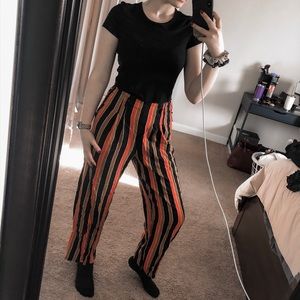 3+ Bundle 50% Oft - Colorful Striped Flare Pants